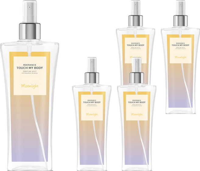 로에랑스 터치 마이 바디 퍼퓸 바디미스트 문라이트, 250ml, 5개