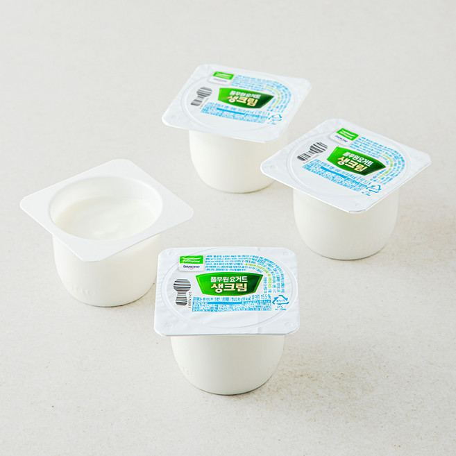 풀무원 다논 생크림 요거트 4개입, 320g, 1개