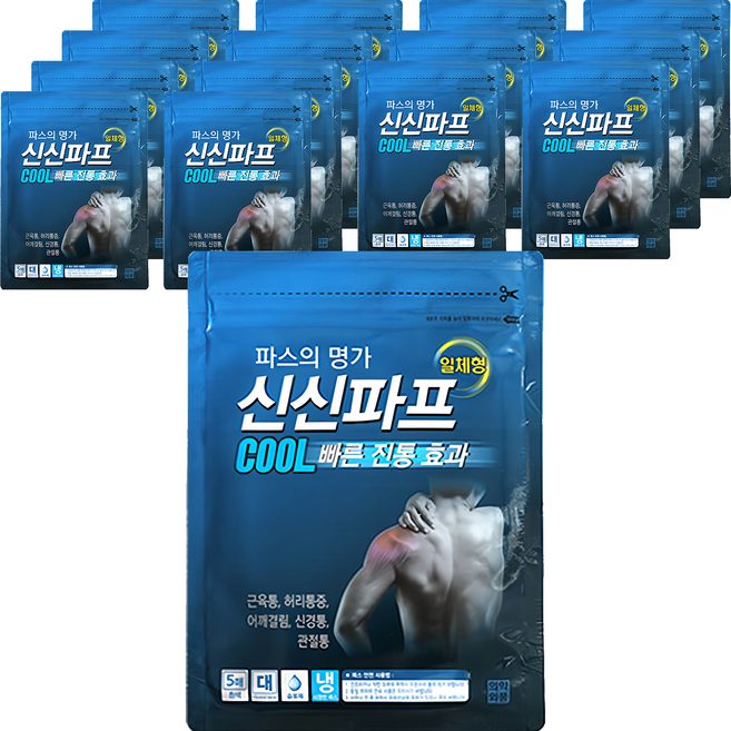 신신파스 신신파프 쿨, 5매, 15개