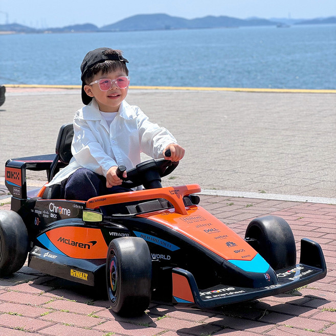 대호토이즈 유아용 맥라렌 F1 전동차, 오렌지, 1개