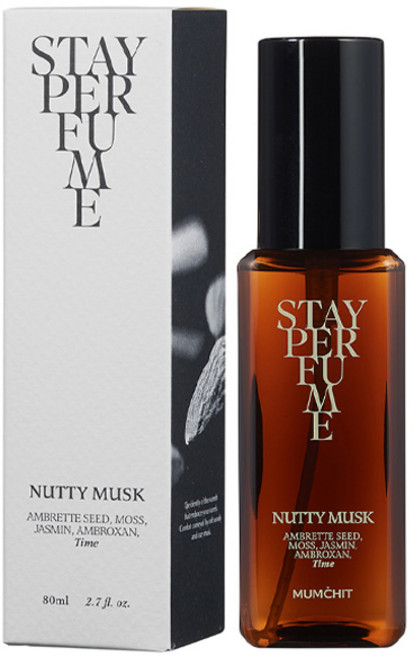 멈칫 스테이퍼퓸 너티머스크 퍼퓸, 80ml, 1개