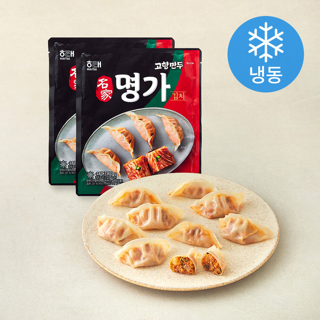 명가 김치 고향만두 (냉동), 360g, 2개