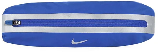 NIKE 耐吉 運動腰包 3.0, 藍色 + 白色, 1個