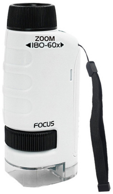 심플라인 휴대용 미니 포켓 관찰 현미경, 180배율, 1개