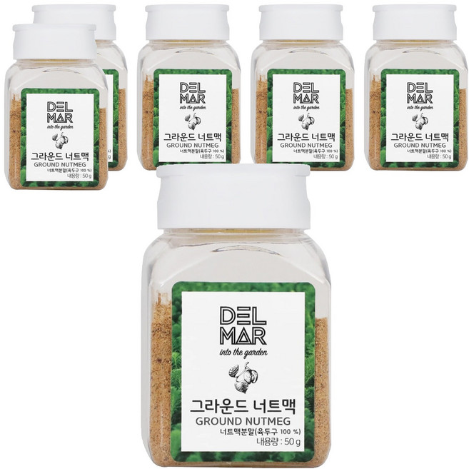 딜리셔스마켓 넛맥분 소형, 50g, 6개