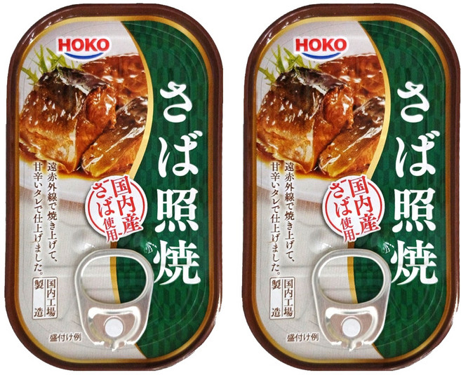 HOKO 寶幸 照燒鯖魚, 100g, 2罐