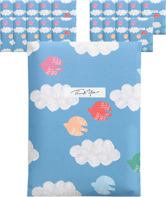 파랑하늘 기프트백 M, 혼합색상, 20개