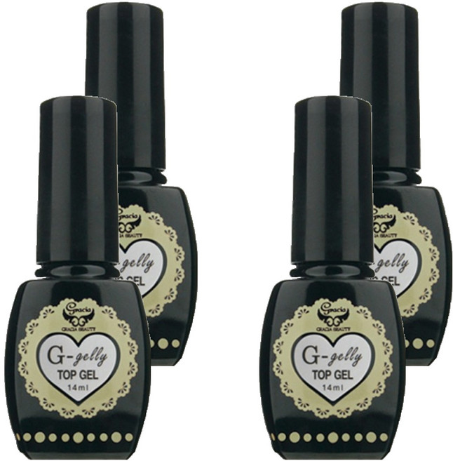 gracia Giselle Top Gel, 14ml, 4個, 單一顏色