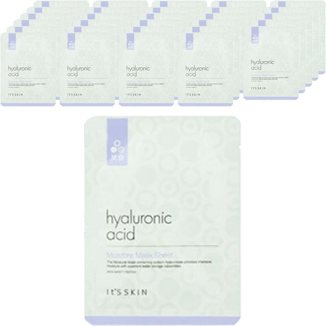 잇츠스킨 히아루론산 보습 마스크 시트, 1개입, 60개
