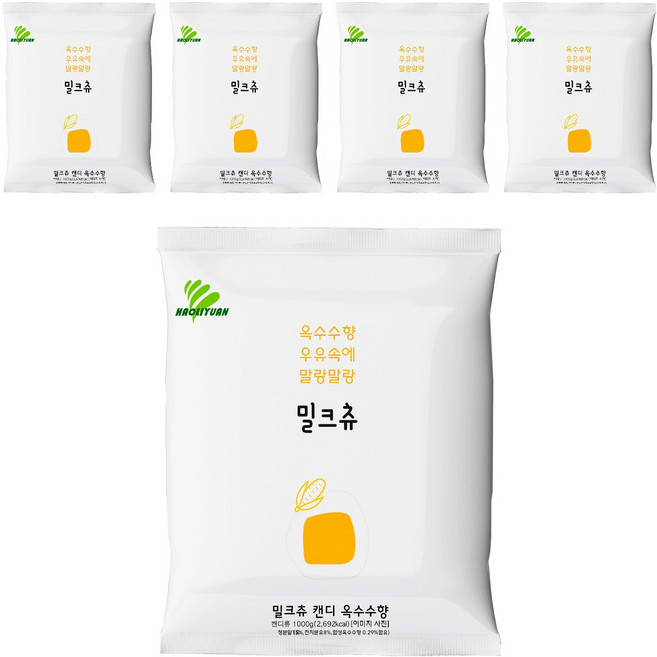 밀크츄 옥수수, 1kg, 5개