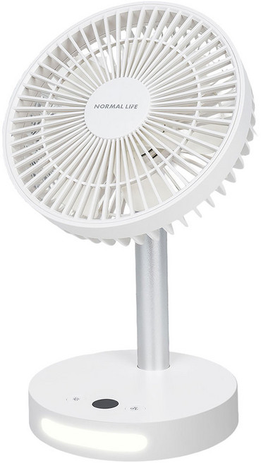 노멀라이프 브리즈 PRO 탁상용 무선선풍기, NL-25TF04, 스틸화이트