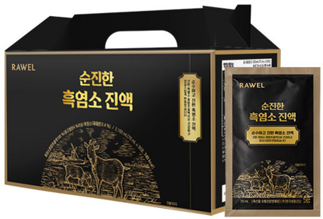 로엘 순진한 흑염소 진액, 30개, 70ml