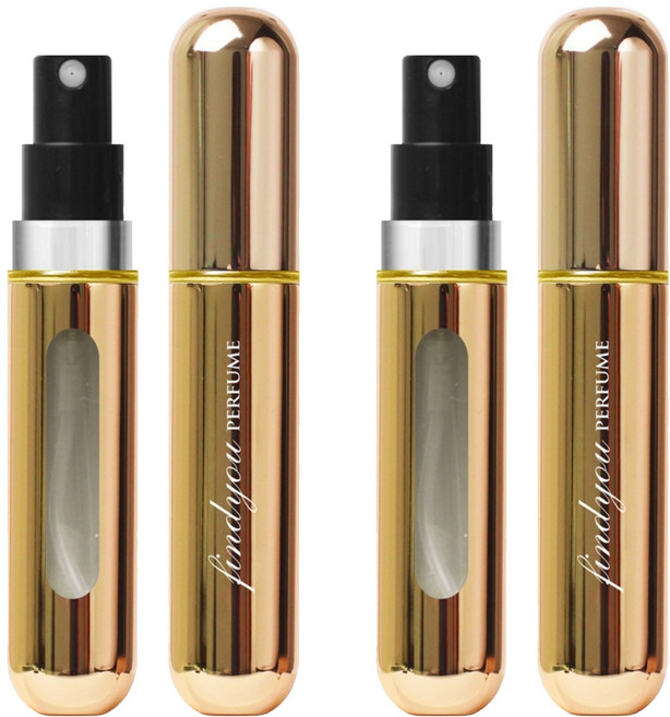 파인듀 향수 공병 8ml, 샤인골드, 2개