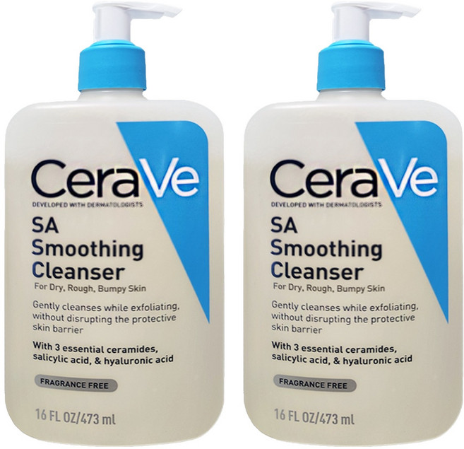 CeraVe 適樂膚 水楊酸煥膚淨嫩潔膚露, 473ml, 2瓶