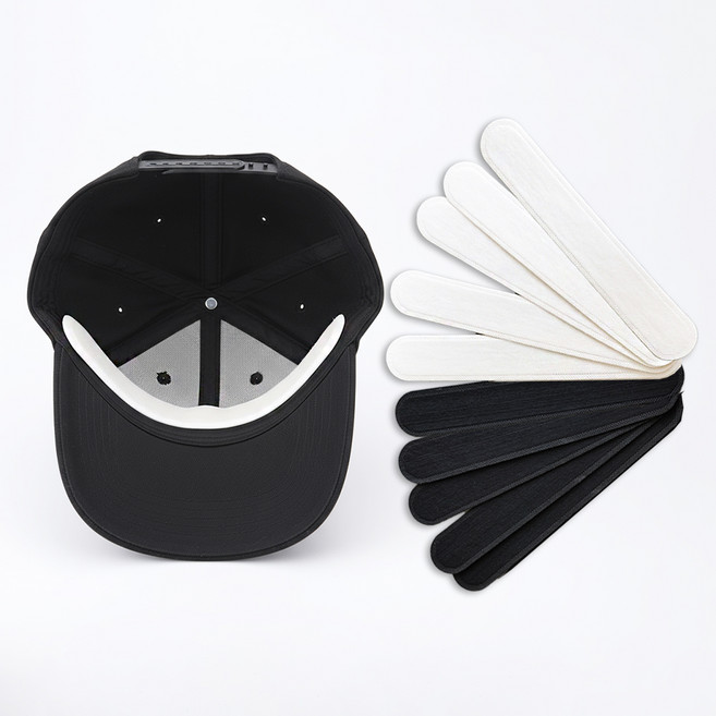 미다미 클린 모자 오염 방지패드 2종 x 50p 세트 1617, 블랙, 화이트, 1세트