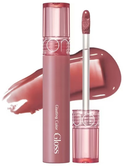 rom&nd 台灣公司貨 天使光糖漿唇蜜 4g, 03 ROSE FINCH 暖色玫瑰, 1支