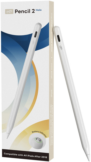 eiP Pencil 2 Halo iPad 觸控筆, 白色, 1支