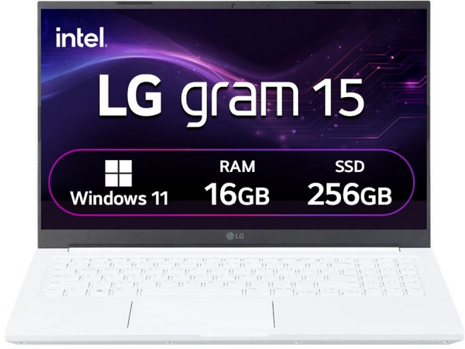 LG전자 2024 그램 15 코어 Ultra5, 에센스 화이트, 256GB, 16GB, WIN11 Home, 15Z90S-GA5VK