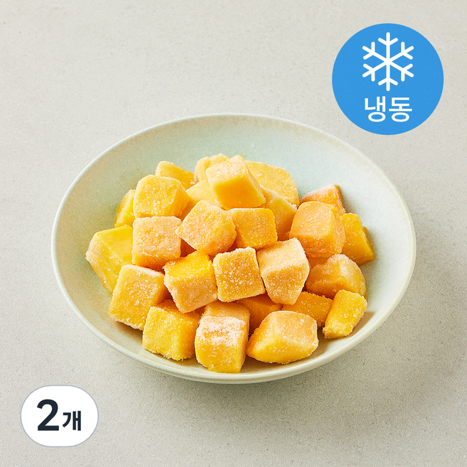 망고 100% (냉동), 2개, 1kg