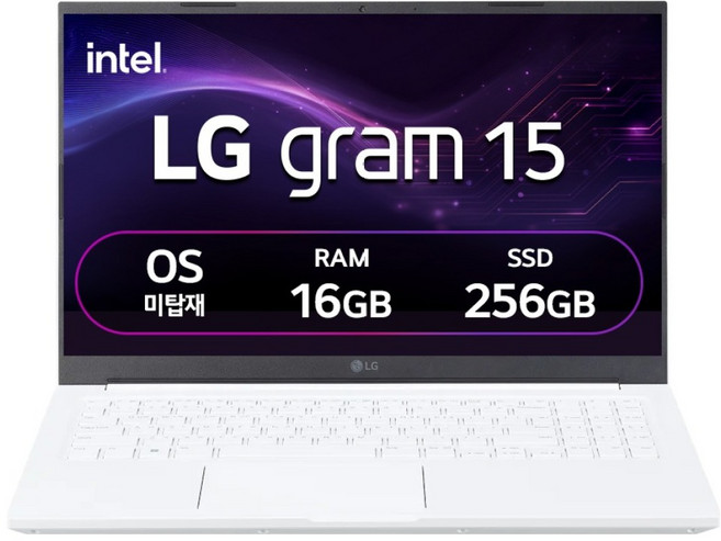 LG전자 2026 그램 15 코어 Ultra5, 에센스 화이트, 256GB, 16GB, Free DOS, 15ZD90S-GX5VK