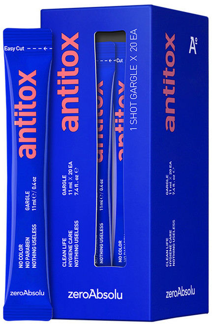 안티톡스 제로앱솔루 가글, 220ml, 1개