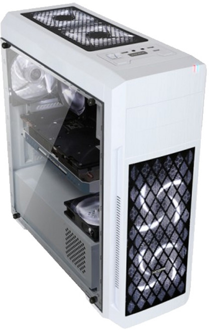 컴맹닷컴 조립PC 화이트, CM1040FC-166SWH, WIN10 Home, RAM 8GB+8GB, SATA 240GB