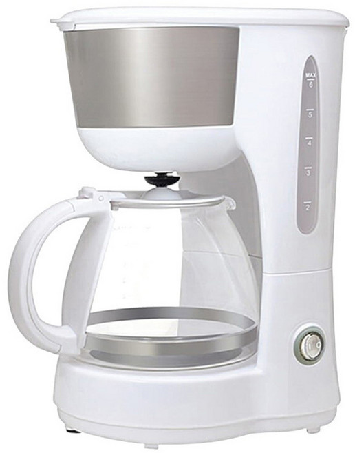 SANLUX 台灣三洋 六人份美式咖啡機 650ml 160 x 195 x 260mm, SYCM-016, 1個, 白色