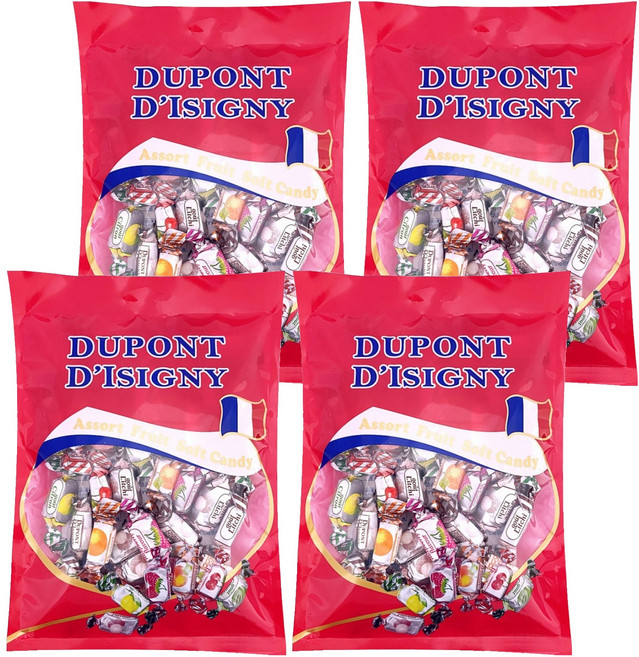 DUPONT D'ISIGNY 果汁軟糖, 250g, 4袋