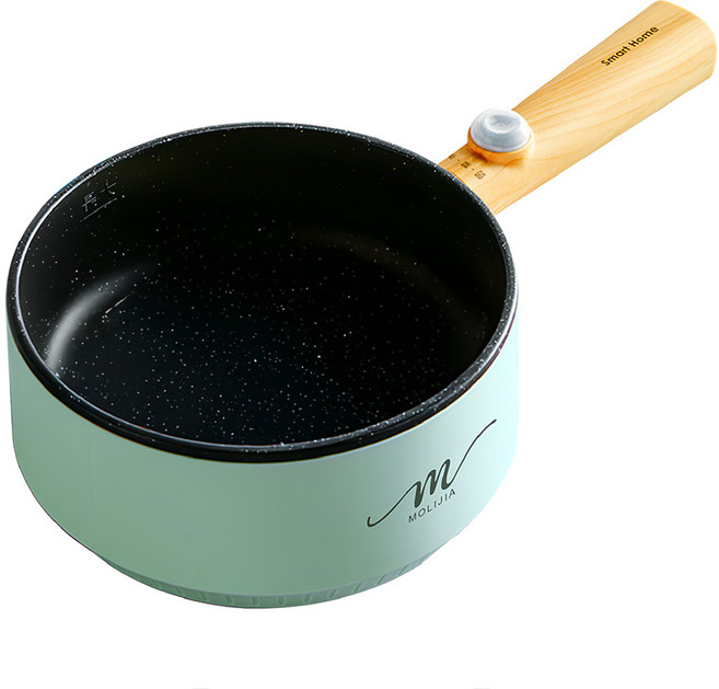 MOLIJIA 魔力家 M18 雙層防燙麥飯石不沾烹飪鍋 煎煮炒炸多功能 1.6L大容量, BY011018