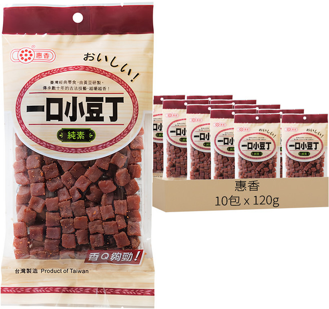 惠香 一口小豆丁, 120g, 10包