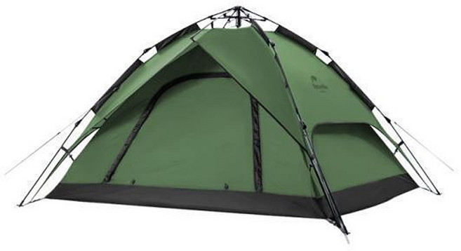 Naturehike 挪客 兩用自動帳 NH21ZP008 1.05kg, 森林綠, 3~4人, 1組