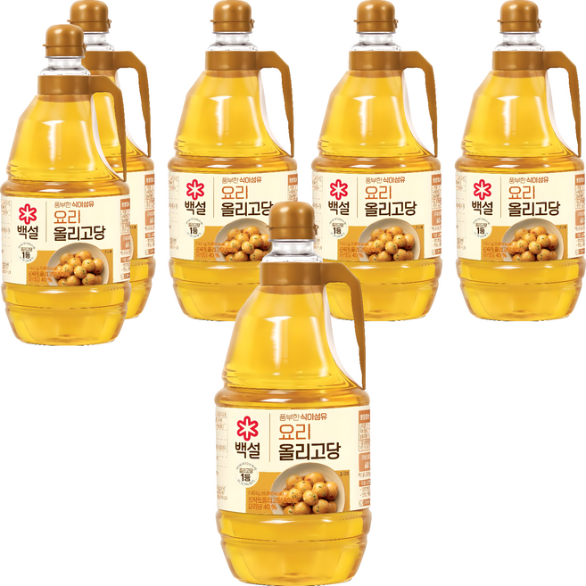 백설 요리 올리고당, 2.45kg, 6개
