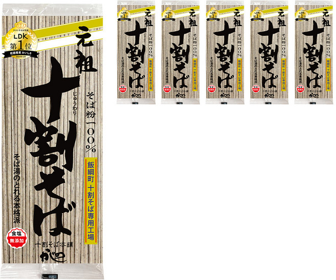 야마모토 간소 주와리 소바, 200g, 6개