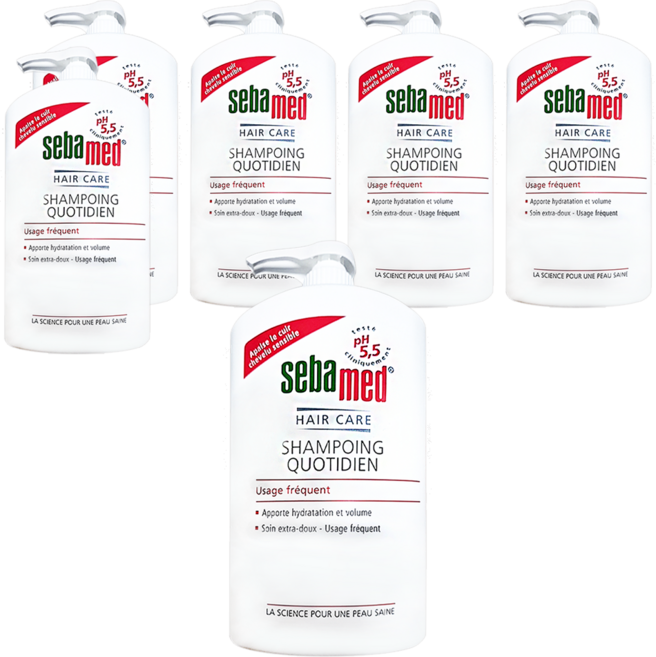sebamed 施巴 溫和洗髮乳, 1L, 6瓶