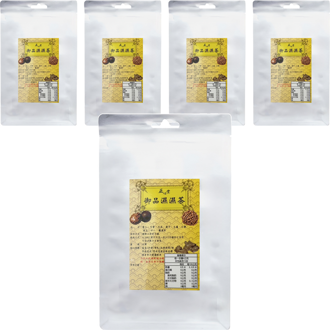 正心堂花茶行 御品 濕濕茶茶包, 4g, 15包, 5袋