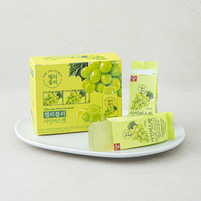 쉐프엠 젤리블리 샤인머스켓, 60g, 1개, 6개입