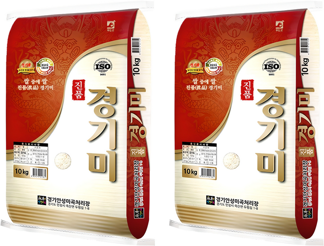 쌀집총각 2025년산 햅쌀 진품 경기미 백미, 10kg, 2개, 상등급
