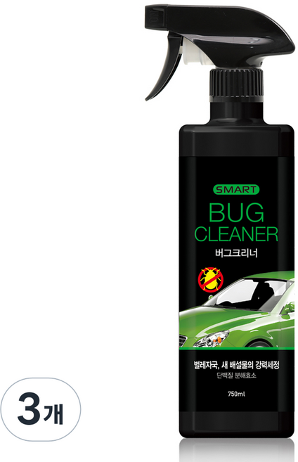 카렉스 스마트 버그크리너, 750ml, 3개