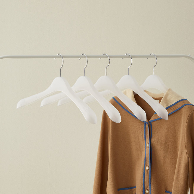 씨인크 여성용 코트 자켓 옷걸이, 반투명, 20개