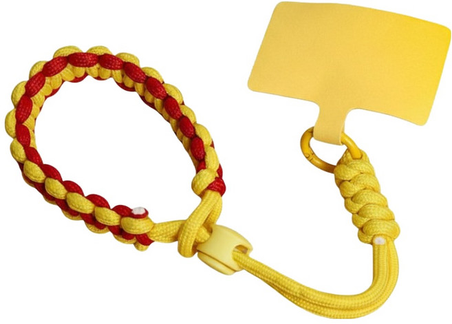 마라나타노바 휴대폰 스트랩, 옐로우 레드, 1개