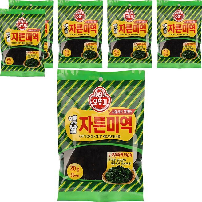 OTOKI 不倒翁 韓式傳統海帶芽, 20g, 6包