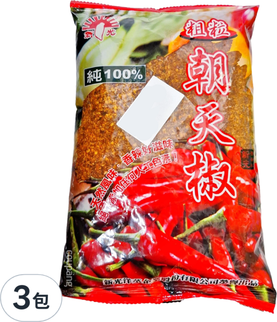 新光洋菜 朝天椒 粗粒, 300g, 3包