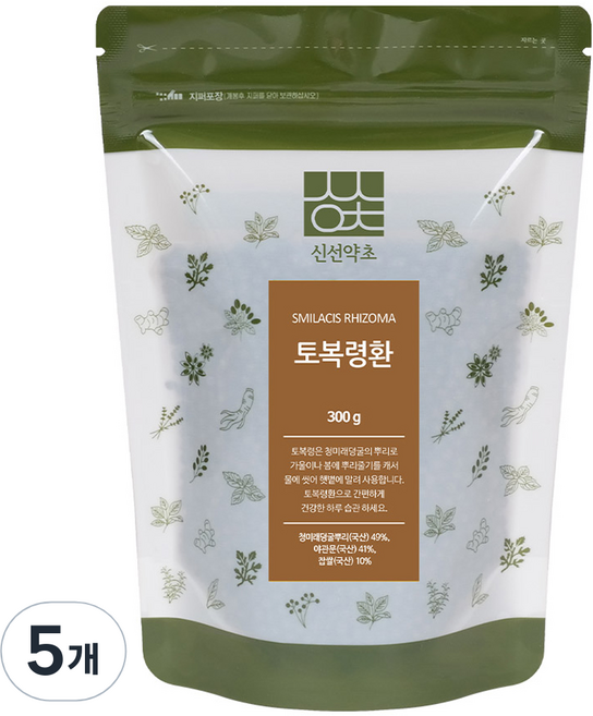 신선약초 토복령환, 5개, 300g