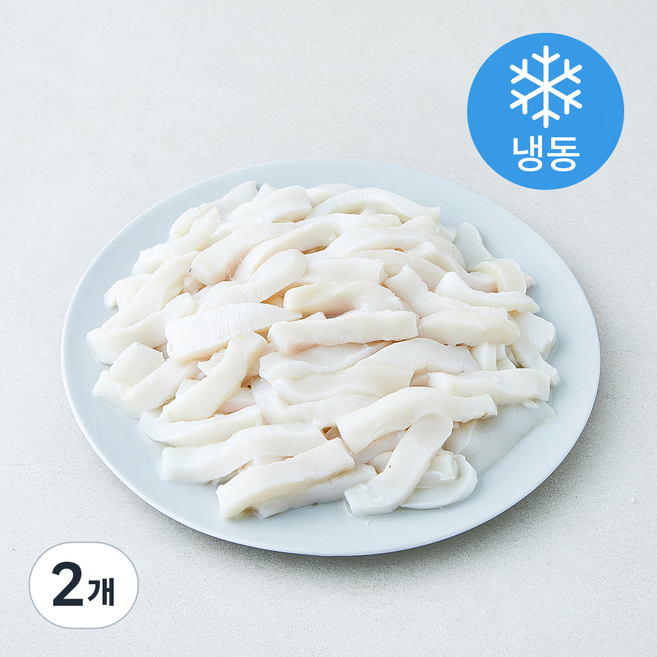 사랑해어 대왕오징어 몸채 (냉동), 2개, 1kg