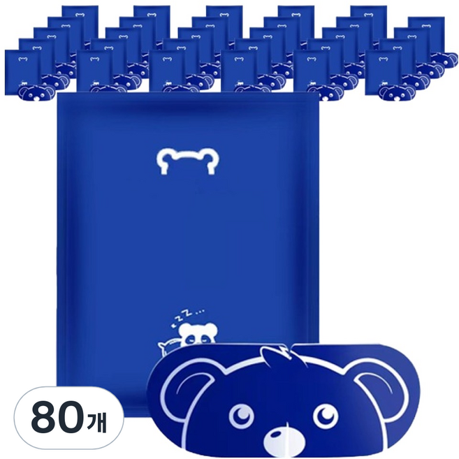 젤루뚝 눈찜질 스팀 안대 라벤더 랜덤발송, 1개입, 80개