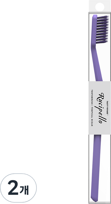 루치펠로 오리지널 칫솔 트로피칼오션 퍼플, 1개입, 2개