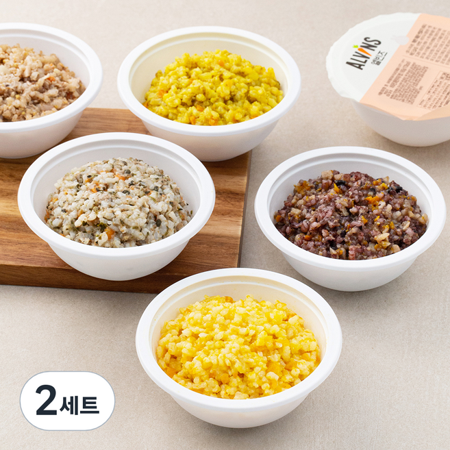 엘빈즈 클래식 냉장 이유식 완료기 A세트, (닭가슴살호두잣아기밥 + 망고애플커리아기밥 + 비타민채한우아기밥 + 고구마단호박아기밥 + 흑미영양아기밥 + 한우팽이아기밥) x 160g, 2세트