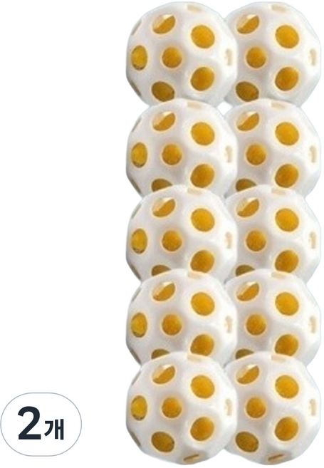 남성용 파워크린볼 소변기 탈취제 10p, 17g, 2개