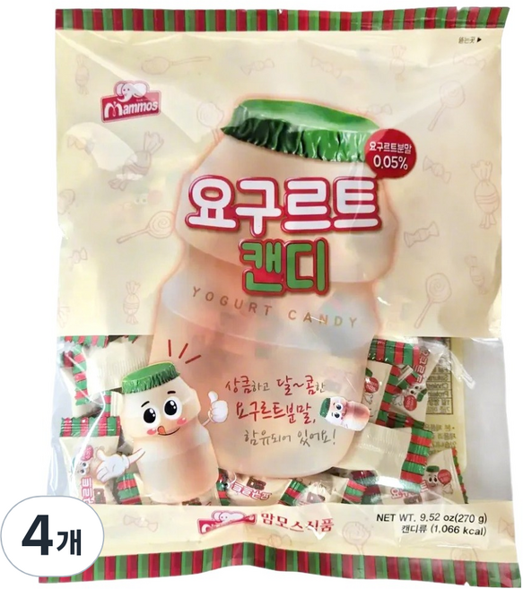 mammos 優格糖, 270g, 4個