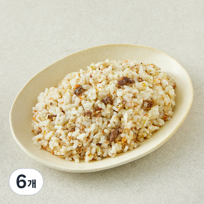 킨더가든 꼬마멸치 한우 영양밥, 150g, 6개